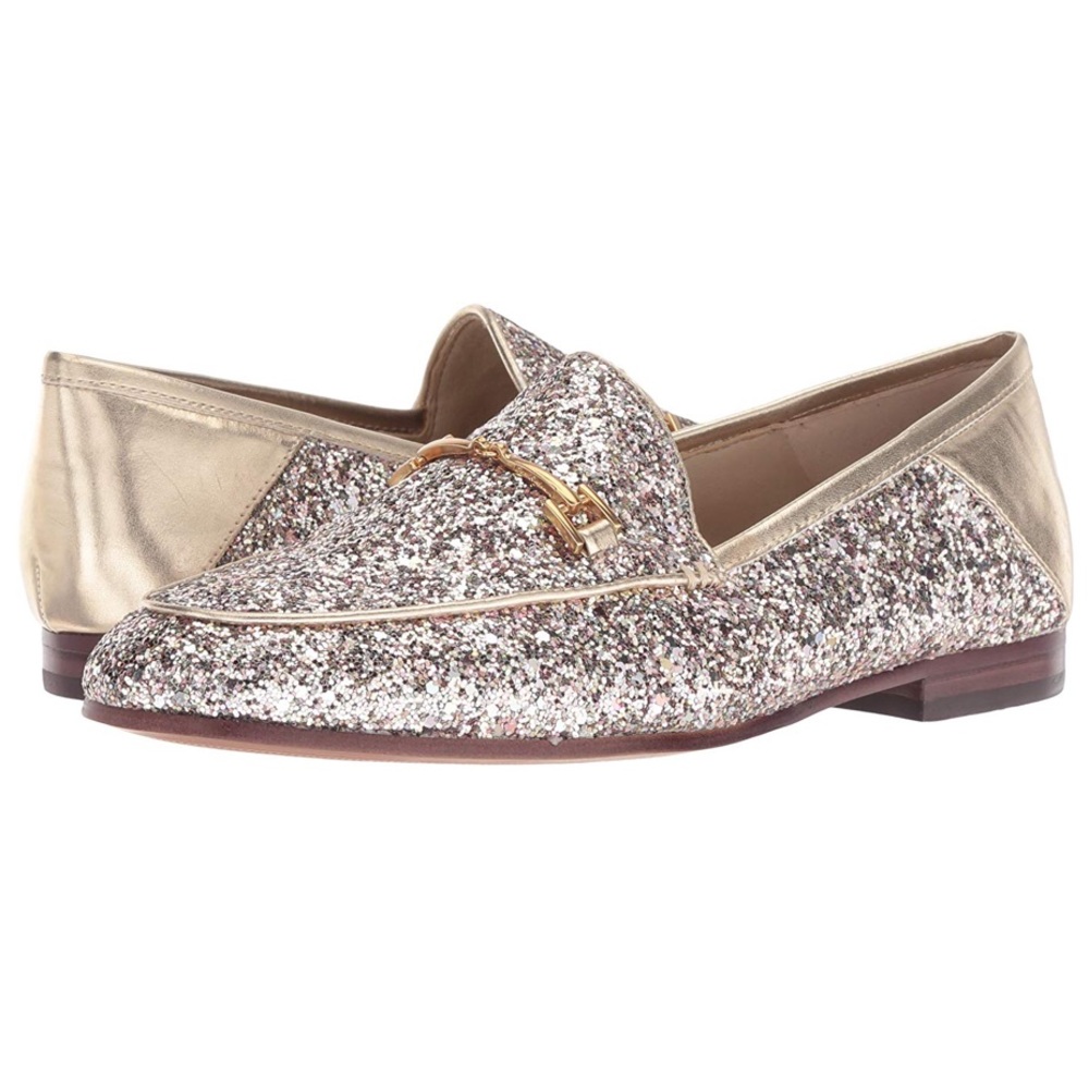 ✨NWT!✨ Sam Edelman loafers. Gold Glitter!